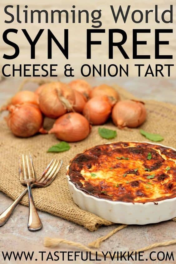 Slimming World Cheese & Onion Tart