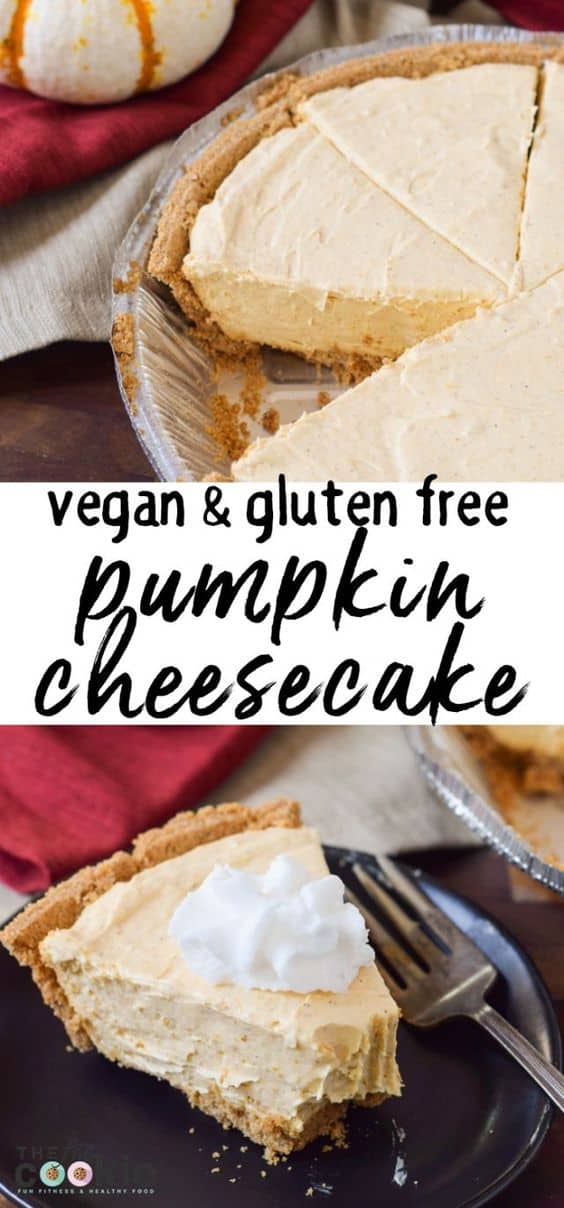 15. Vegan Pumpkin Cheesecake