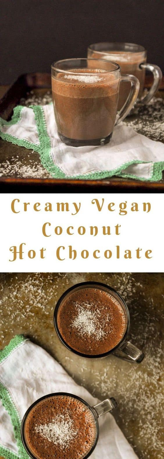 14. Coconut Vegan Hot Chocolate