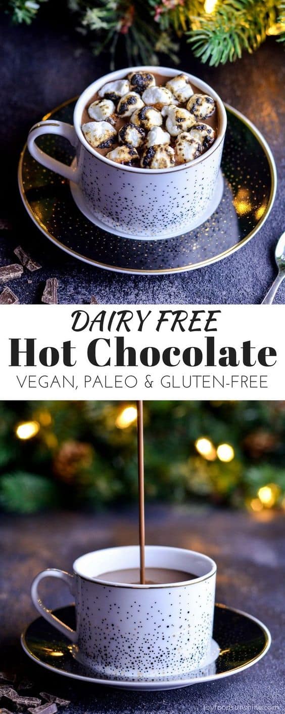 5. Vegan Dairy Free Hot Chocolate