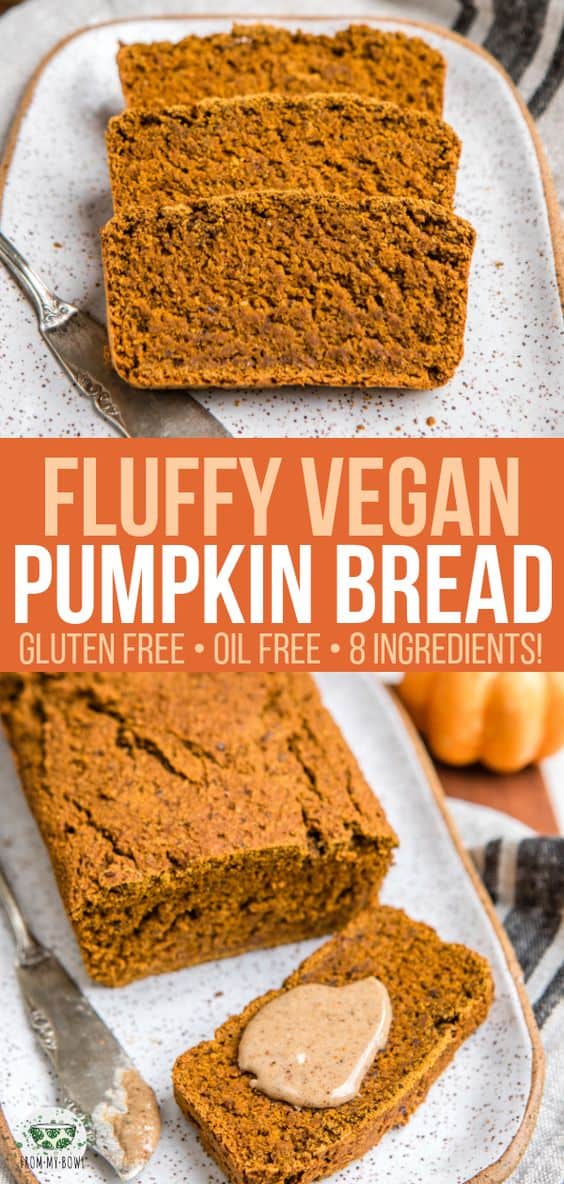 5. Vegan Pumpkin Bread