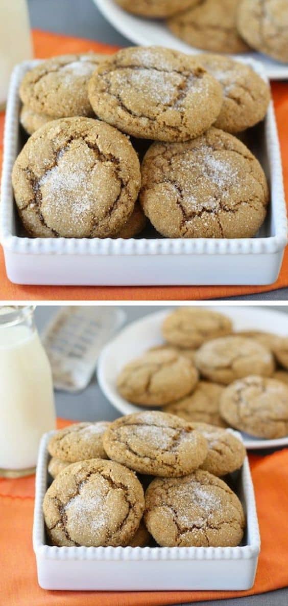 3. Pumpkin Gingersnap Cookies