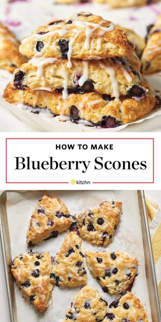 14. Buttermilk Blueberry Lemon Scones