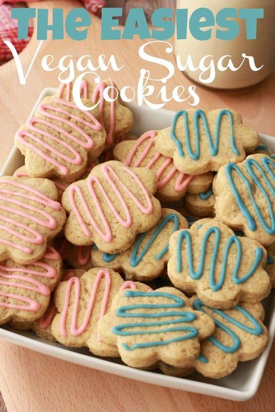 Easiest Vegan Sugar Cookies