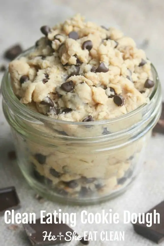 Clean eating cookie dough
