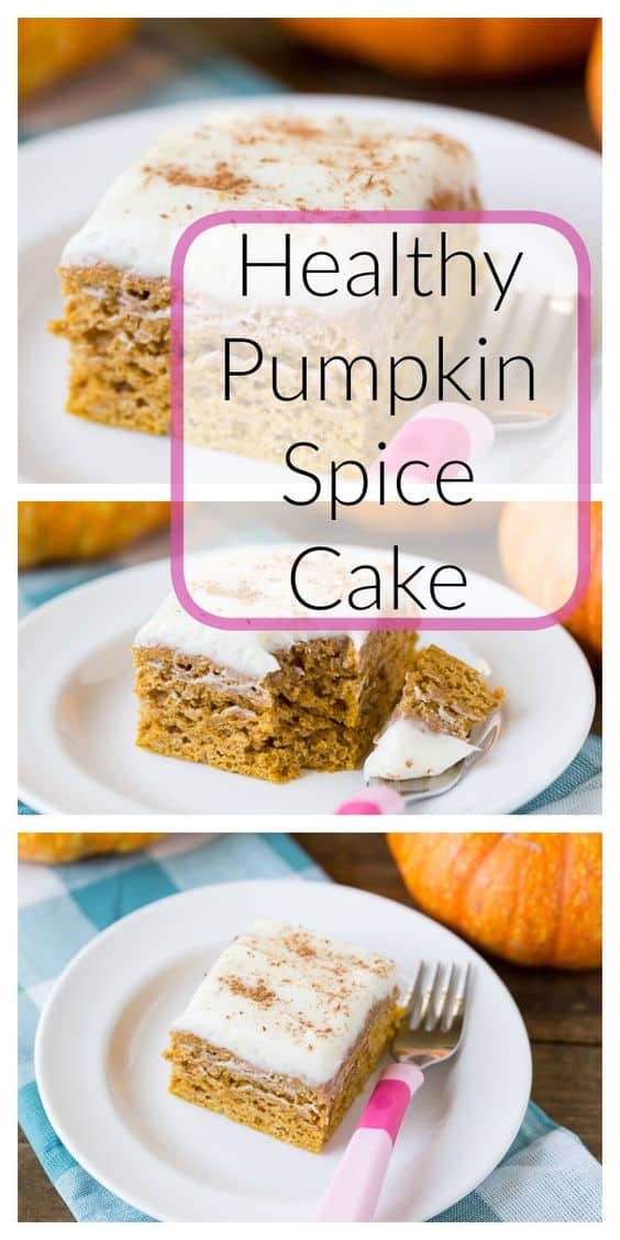 9. Healthy Pumpkin Spice Cake