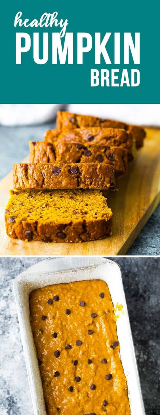10. Healthy Pumpkin Bread