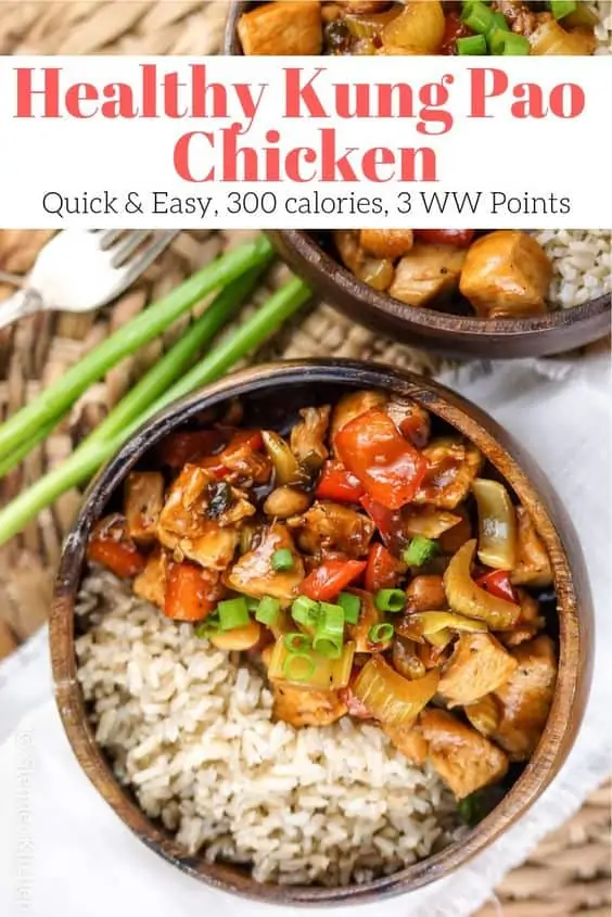 Kung pao chicken healthy eating