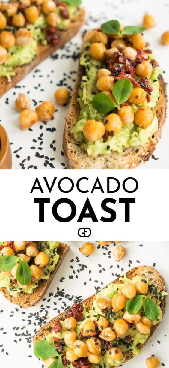 1. Simple Vegan Avocado Toast