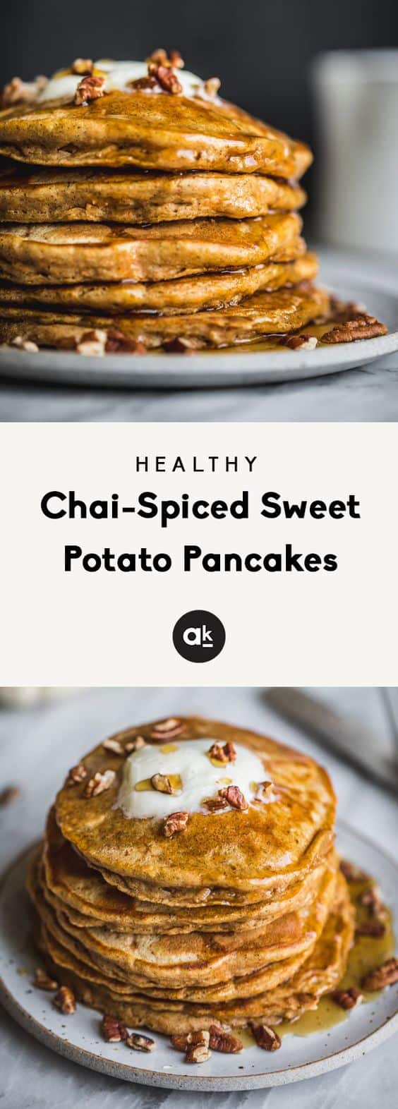 12. Chai-Spiced Sweet Potato Pancakes