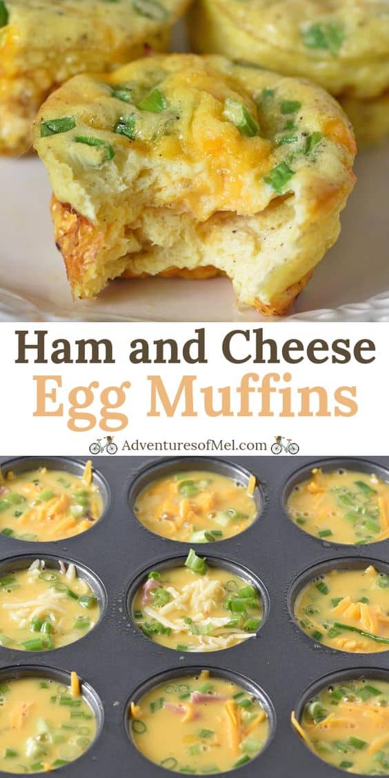 8. Ham and Cheese Egg Muffins