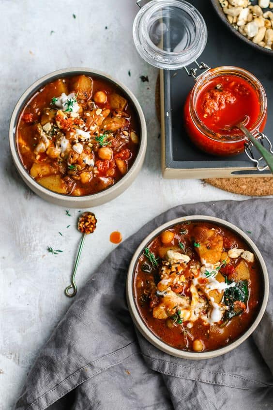 Hearty Chickpea and Potato Stew