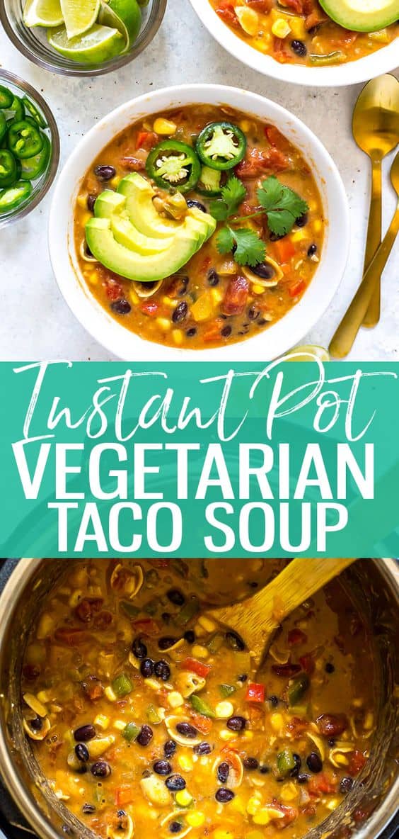 18. Instant Pot Taco Soup
