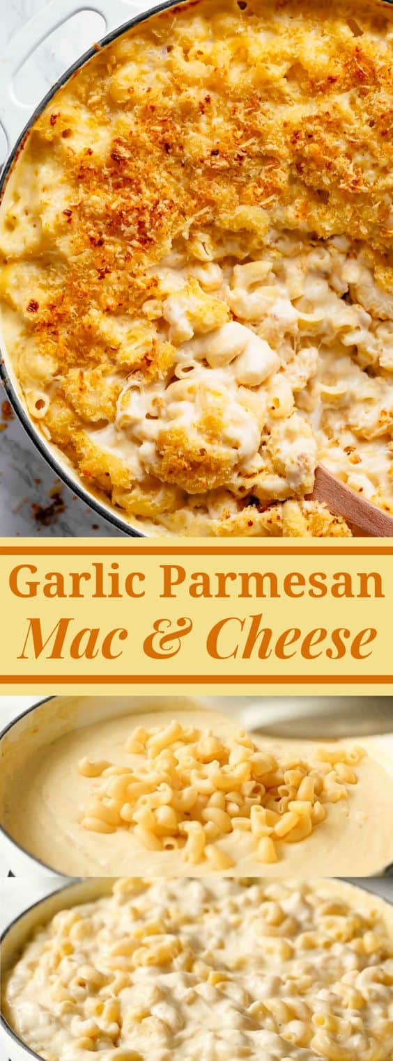 12. Garlic Parmesan Mac and Cheese