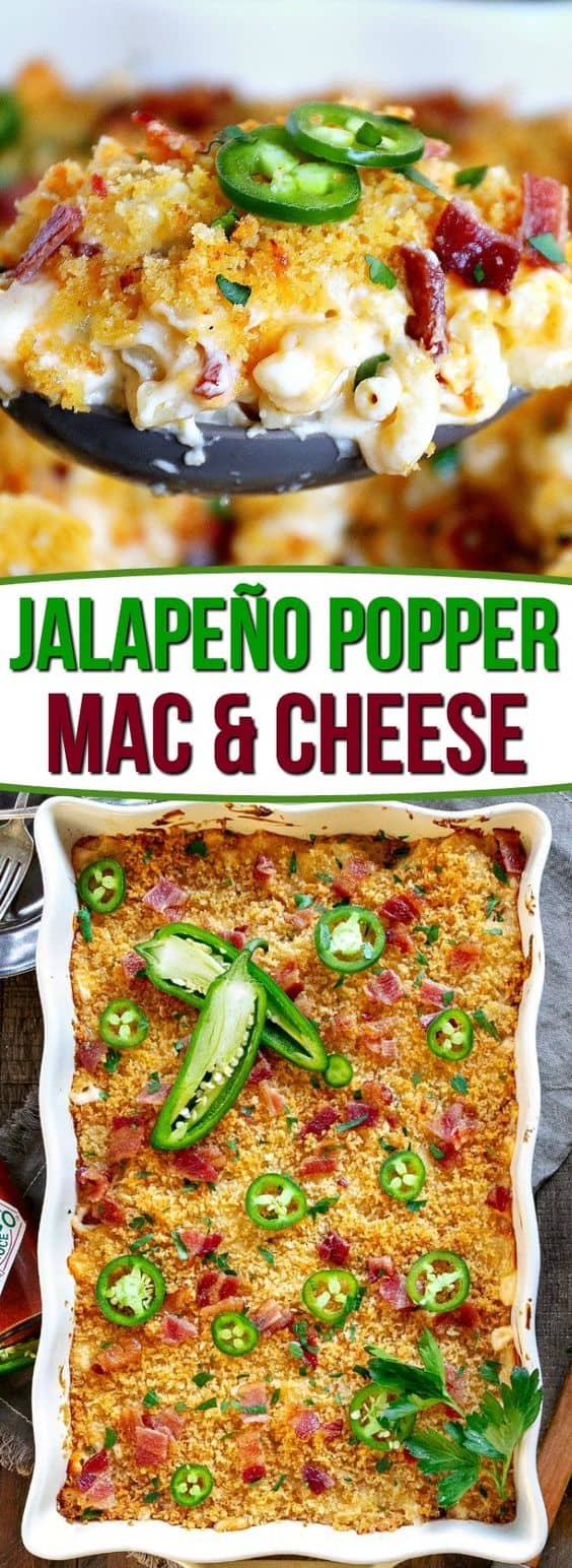 10. Jalapeño Popper Mac and Cheese 