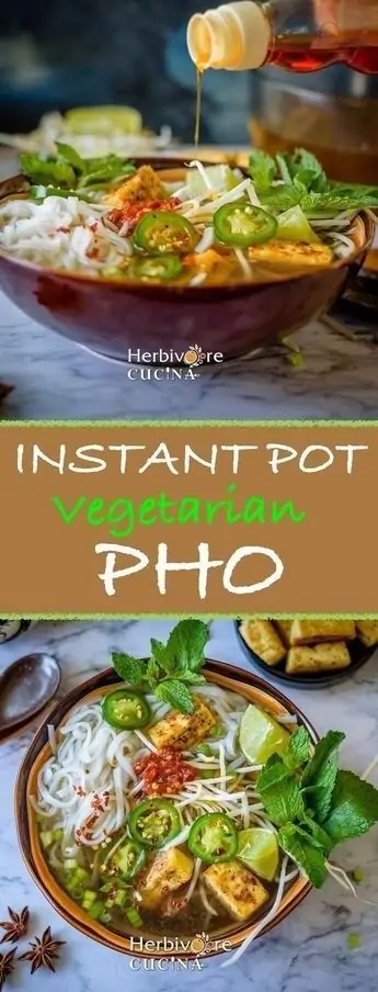 Instant Pot Vegetarian Pho
