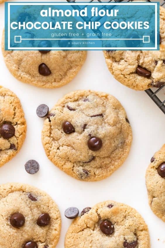 Almond Flour Chocolate Chip Cookies