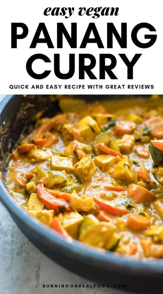 Vegan Panang Curry Tofu