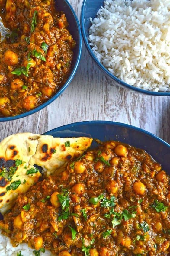 Chickpea Spinach Curry