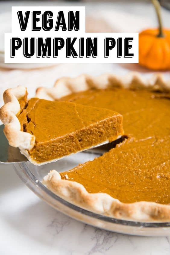 Vegan Pumpkin Pie Recipe