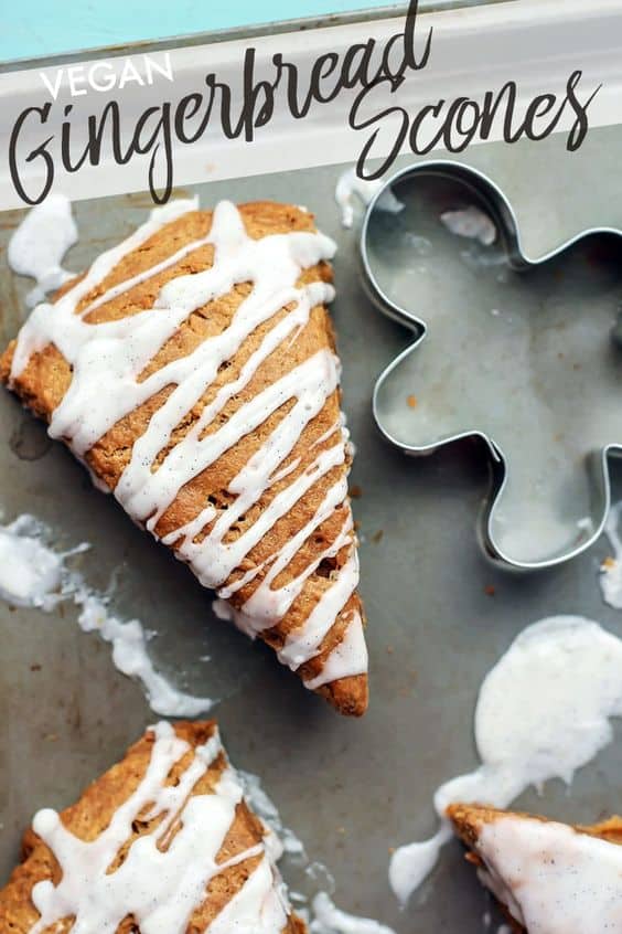 Vegan Gingerbread Scones