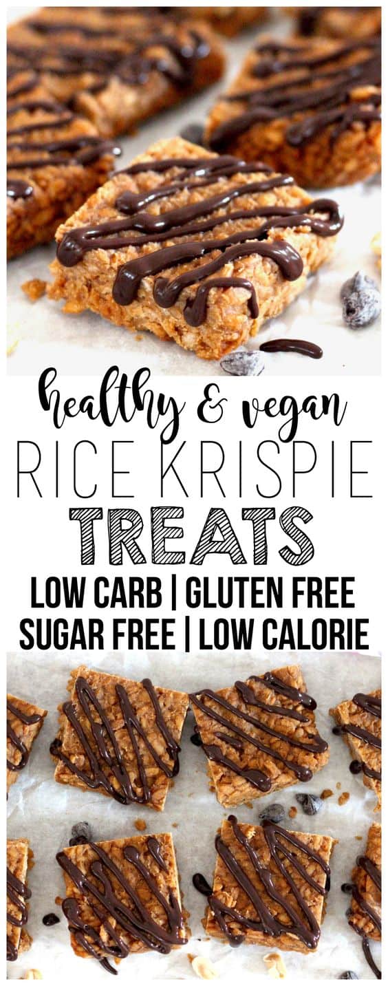 8. Vegan Peanut Butter Rice Krispie Treats
