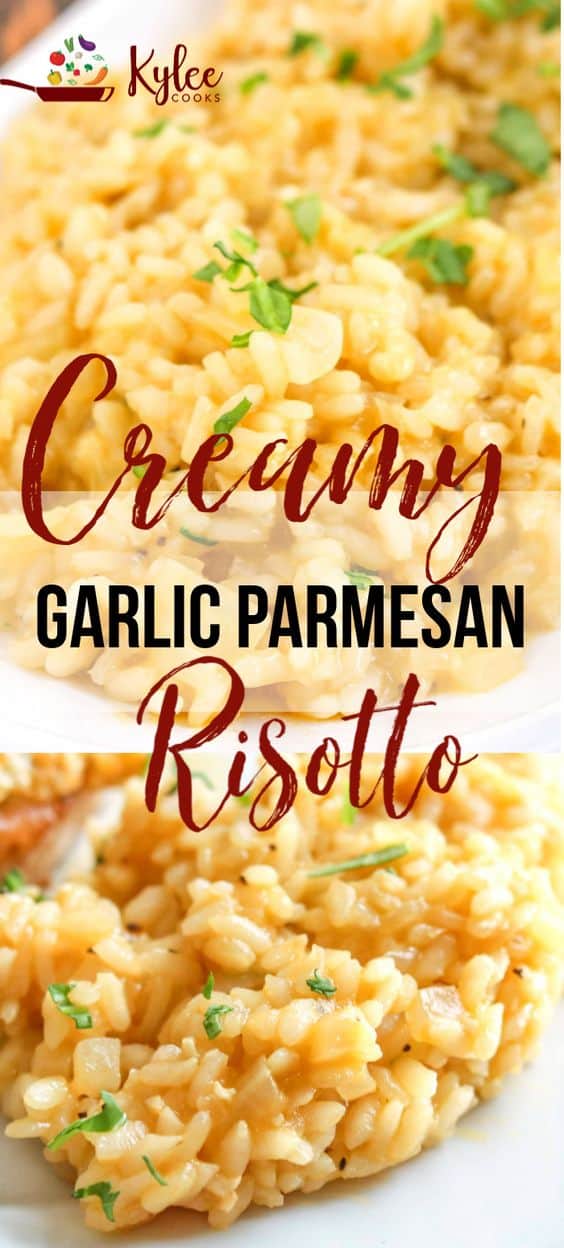 7. Creamy Garlic Parmesan Risotto
