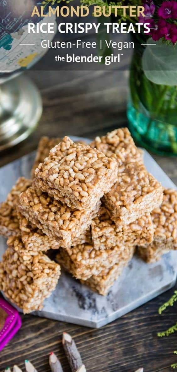 13. Almond Cinnamon Rice Crispy Treats