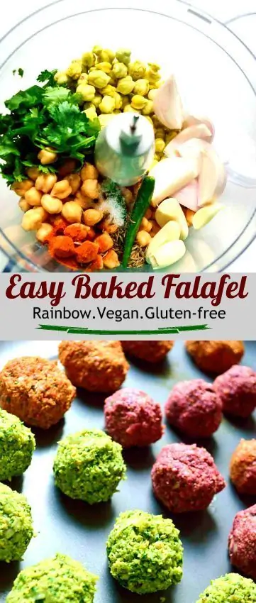 Vegan Rainbow Falafel