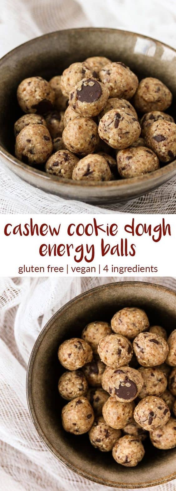 7. Cashew Cookie Dough Energy Bites