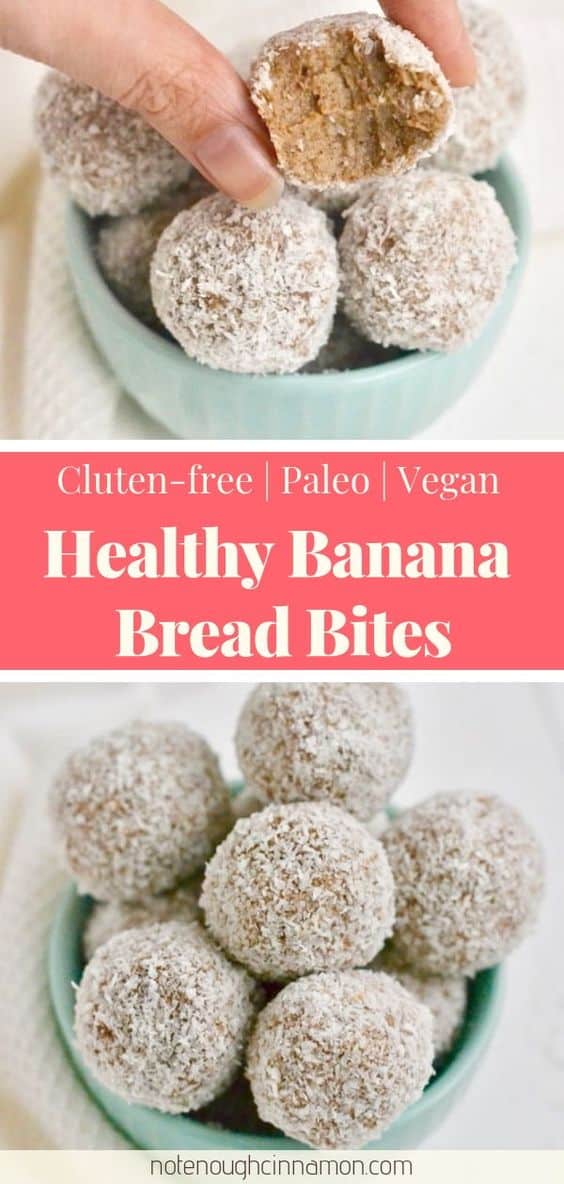 10. Banana Bread Energy Bites