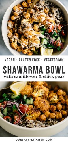 Cauliflower Shawarma Buddha Bowl