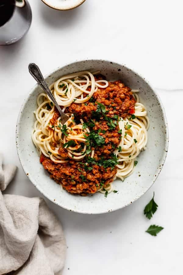 Lentil Bolognese