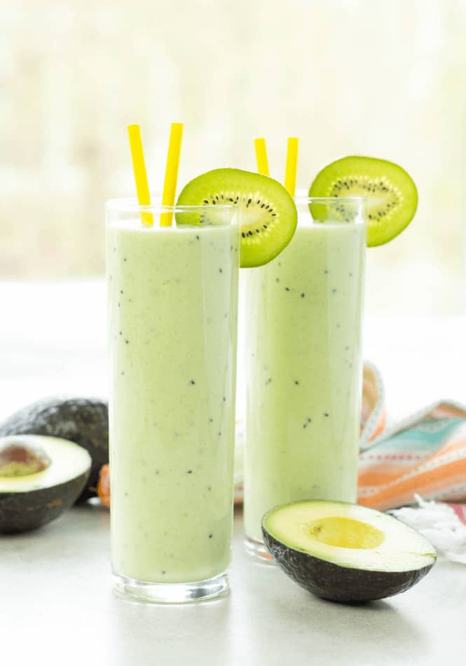 Avocado Kiwi Smoothie