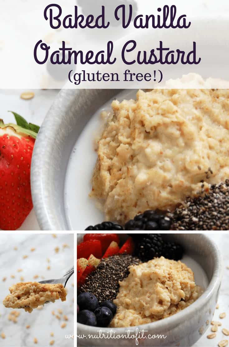10. Baked Vanilla Oatmeal Custard