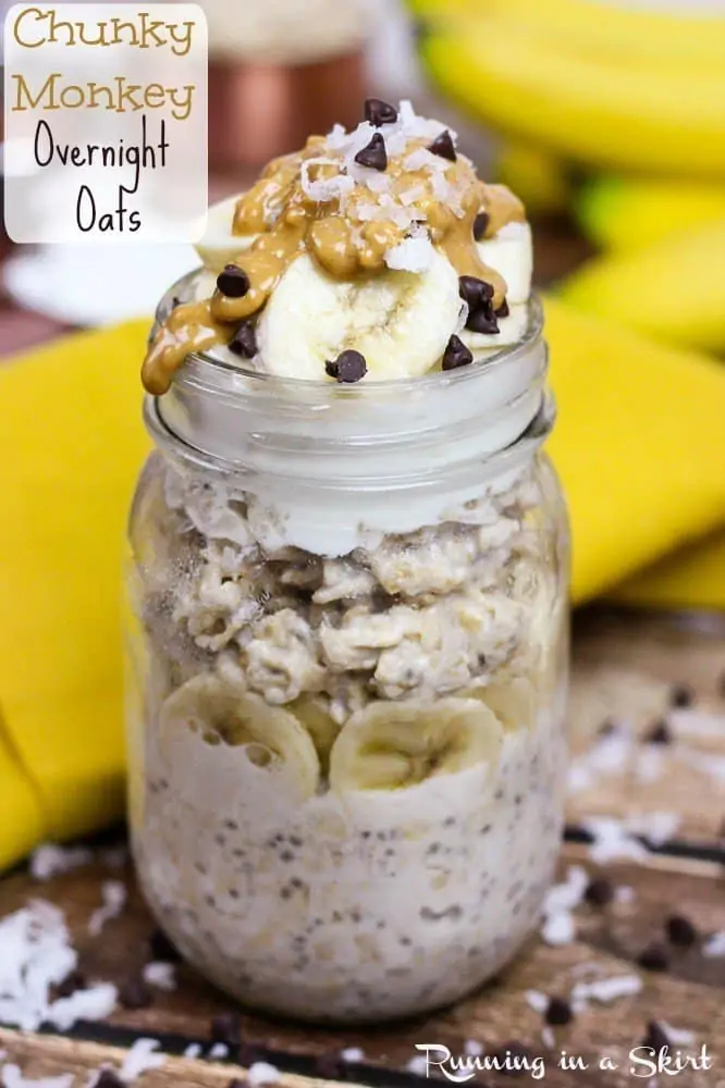 Chunky Monkey Overnight Oats