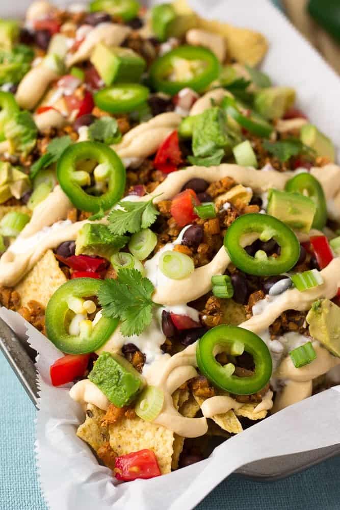 Ultimate Fully Loaded Vegan Nachos