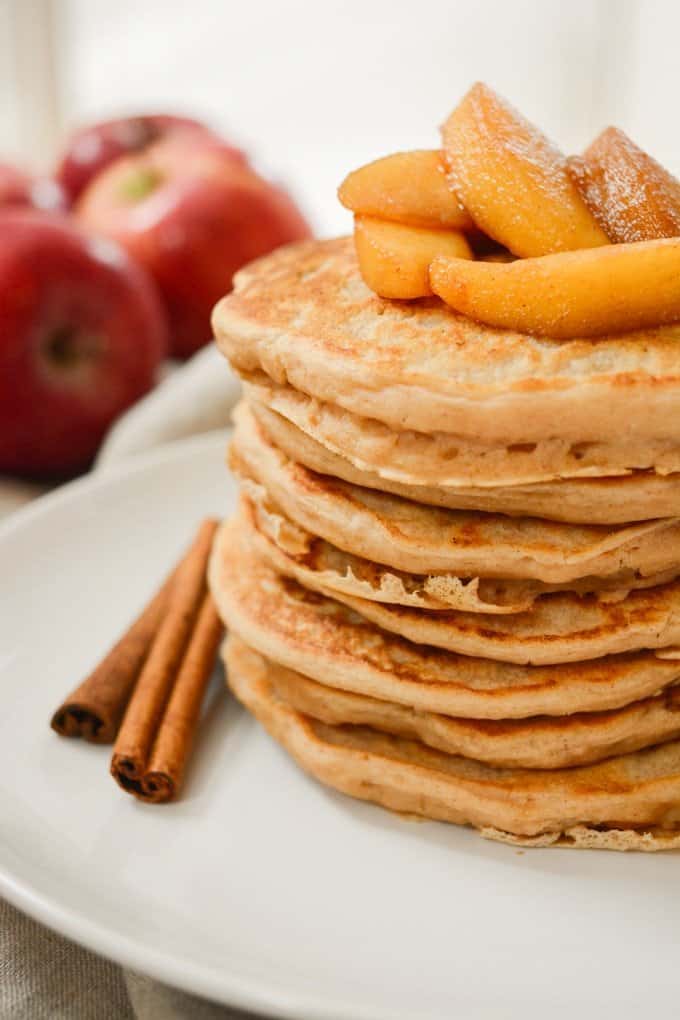 Cinnamon Apple Pancakes