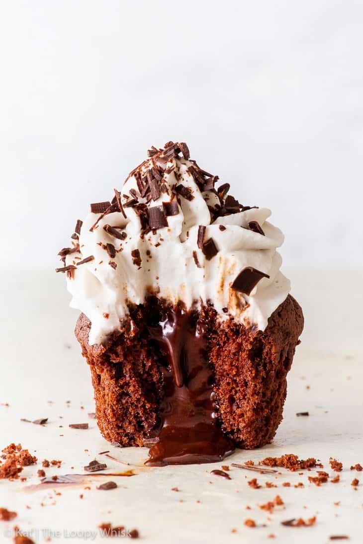 7. Vegan Hot Chocolate Cupcakes