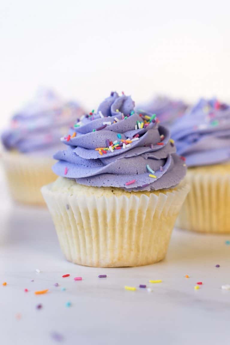 8. Vegan Vanilla Cupcakes
