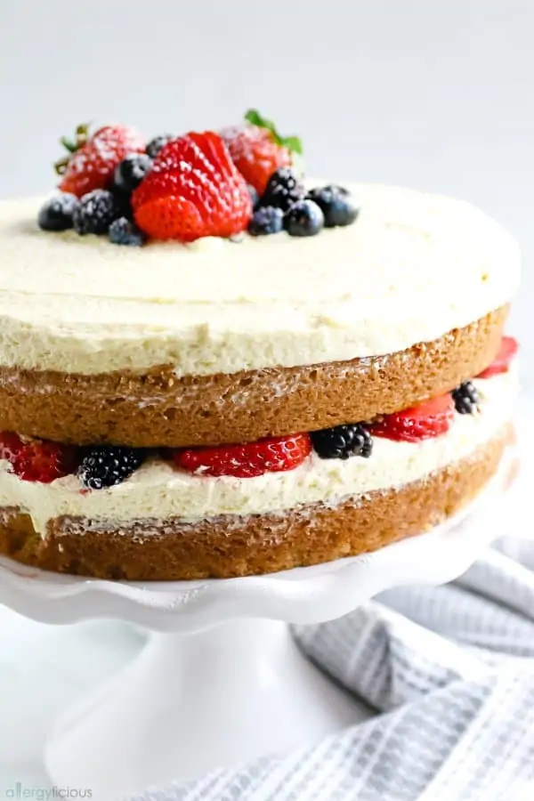 Vegan Vanilla Layer Cake