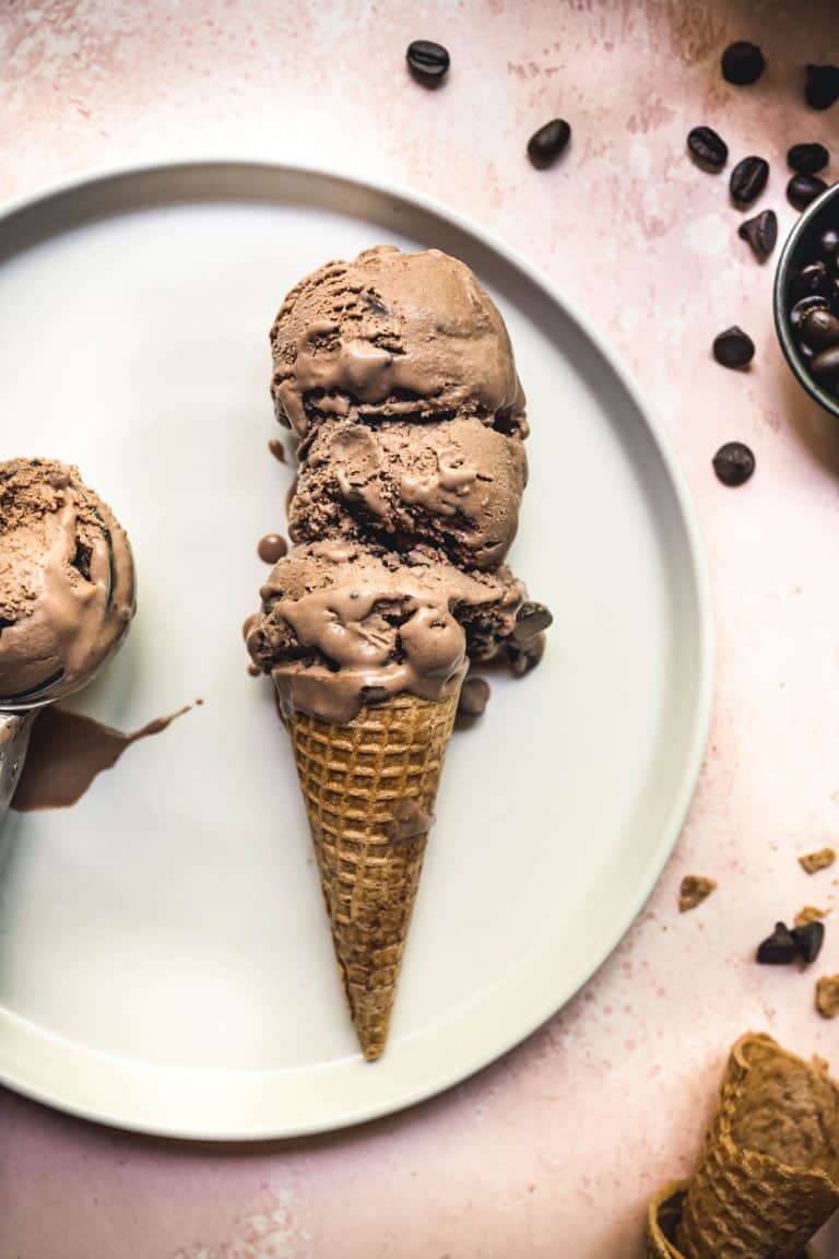 13. Vegan Mocha Ice Cream