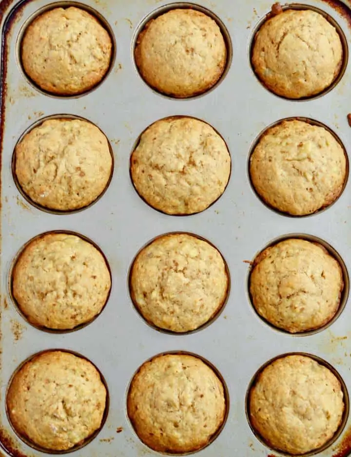Healthy Banana Muffins