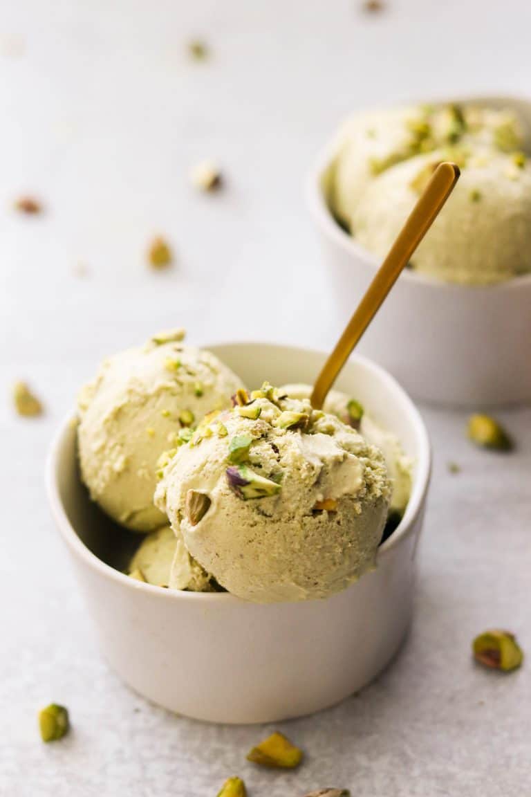 6. Paleo & Vegan Pistachio Ice Cream 