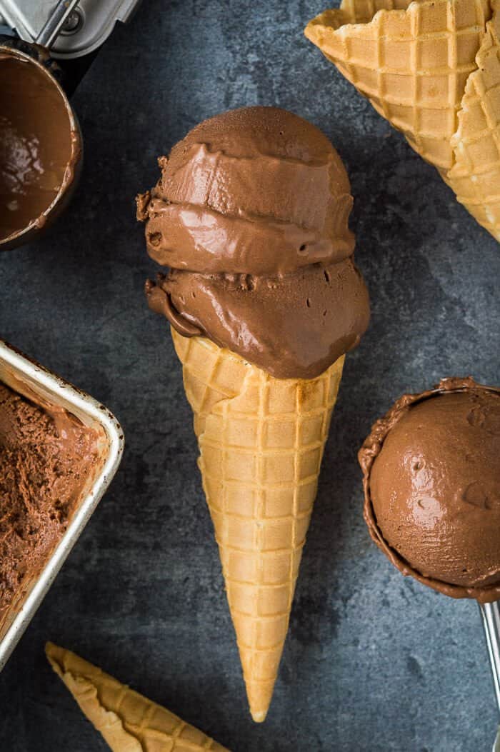 4. Vegan Chocolate Ice Cream