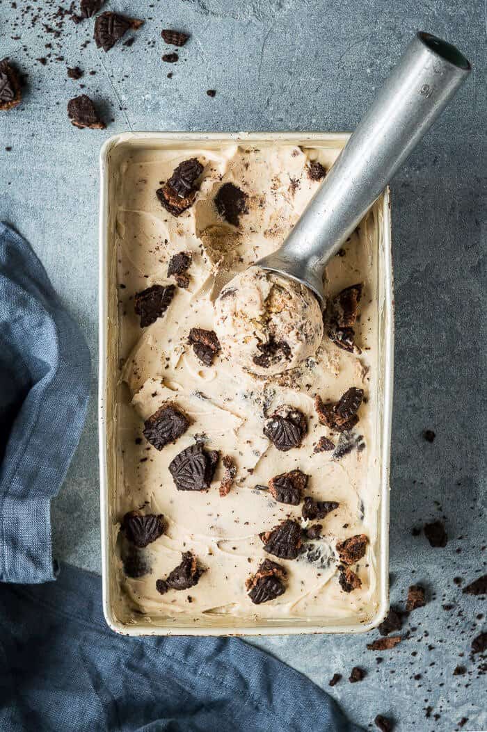 2. Vegan Peanut Butter and Cookies Ice Cream