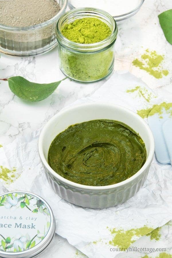 Matcha Chá Verde argila máscara