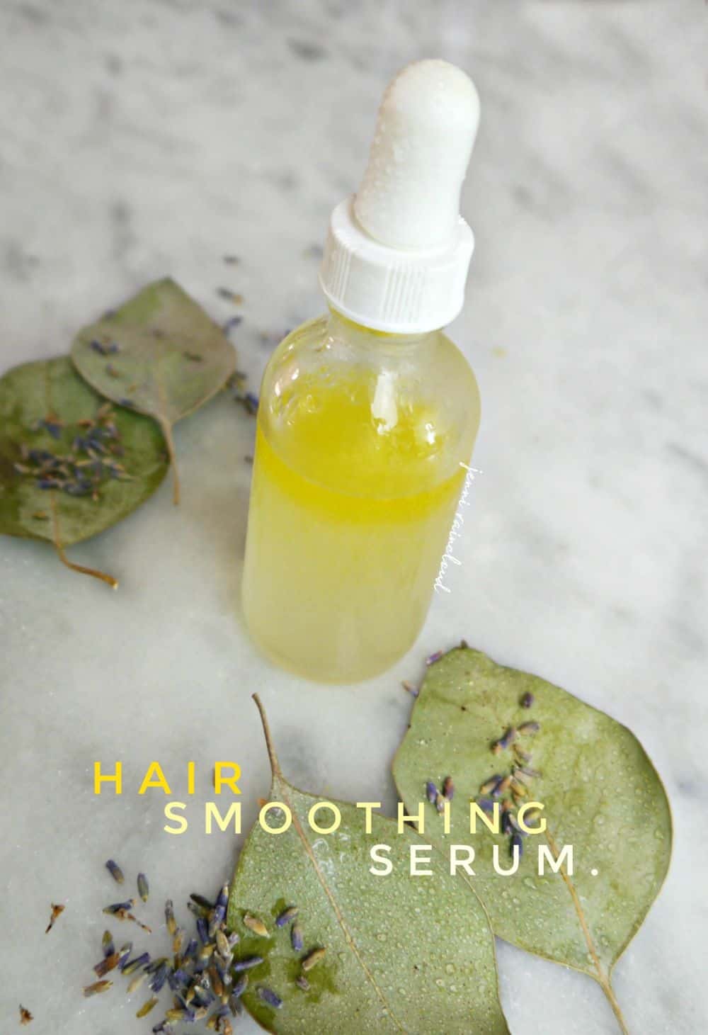 DIY Smoothing Hair Serum