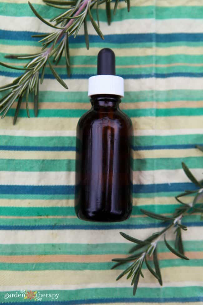 Natural Hair Serum Recipe with Rosemary and Jojoba