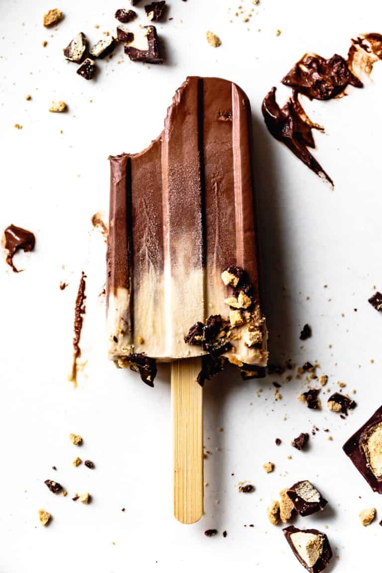 10. Vegan Peanut Butter Fudgesicles